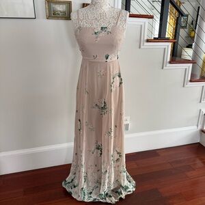 SHOW ME YOUR MUMU Amanda Floral Maxi Dress Small